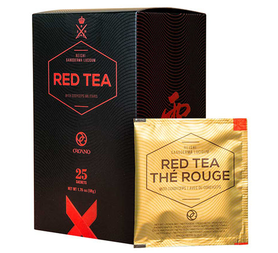 ORGANO™ Vörös Tea – Ganoderma & Cordyceps | 25 zacskó