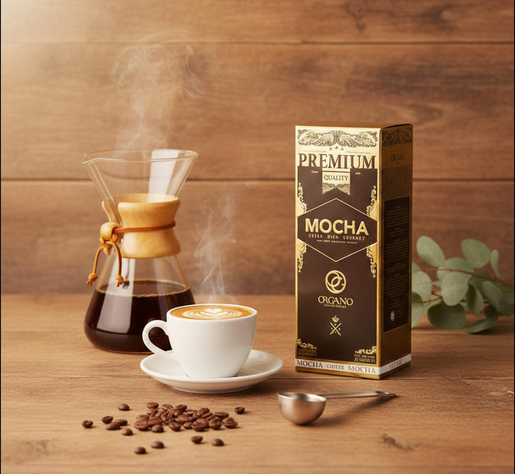 ORGANO™ Prémium Mokkakávé – Gourmet Mocha Ganoderma lucidum